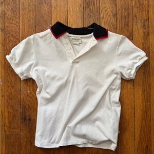Gucci Kids White Polo Shirt
